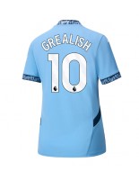 Ženske Nogometnih dresov Manchester City Jack Grealish #10 Domači 2024-25 Kratki rokavi